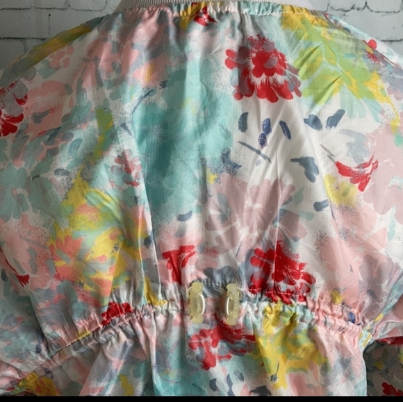 NWT Adidas Stella McCartney Multi Floral Studio Jacket, Small - Picture 10 of 15